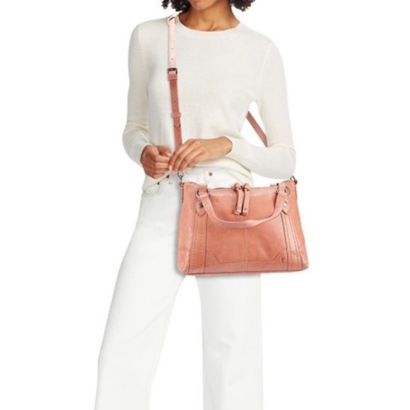 ‼️NWT!Mellisa Distressed Frye Bag in Apricot - Picture 6 of 14